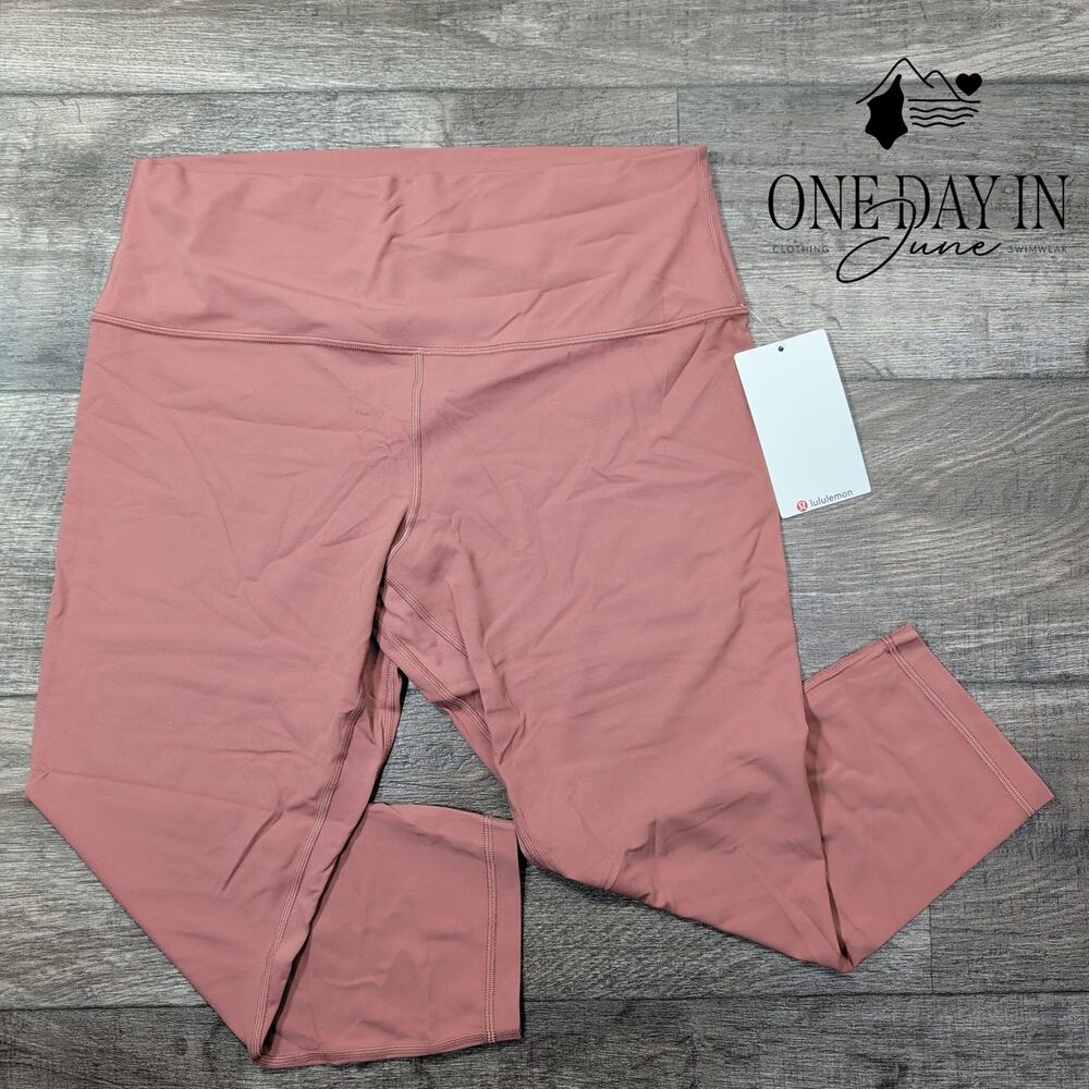 Lululemon Align HR Crop 21" Leggings Spiced Chai Nulu NWT $88 Size 14